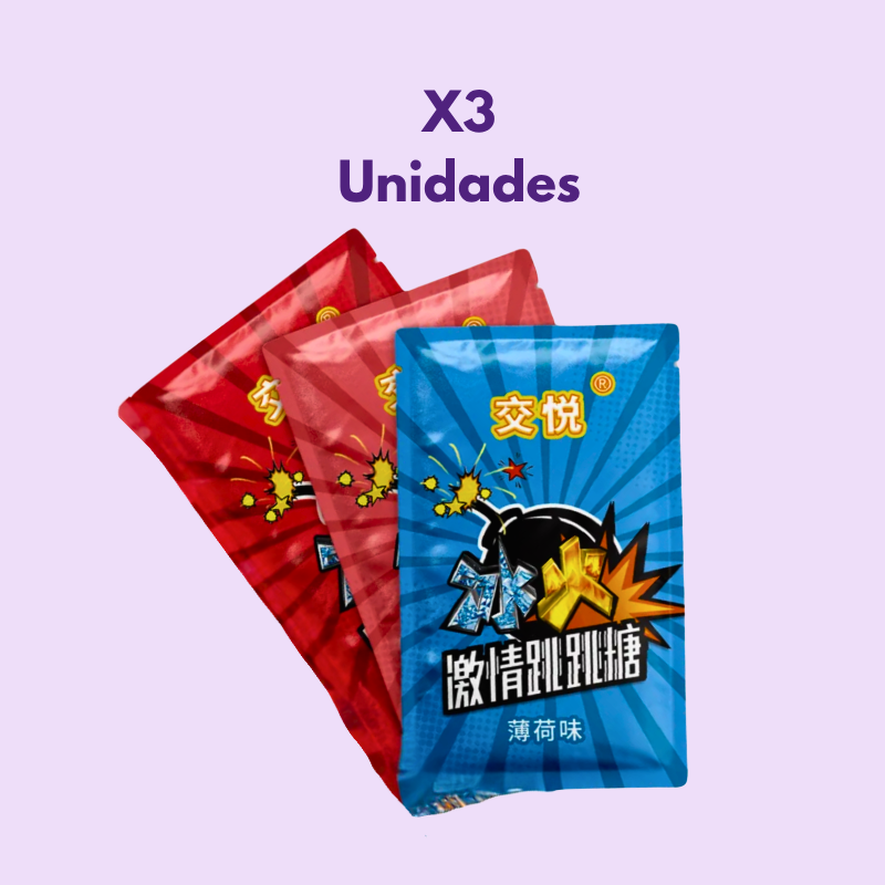 Caramelos explosivos X3