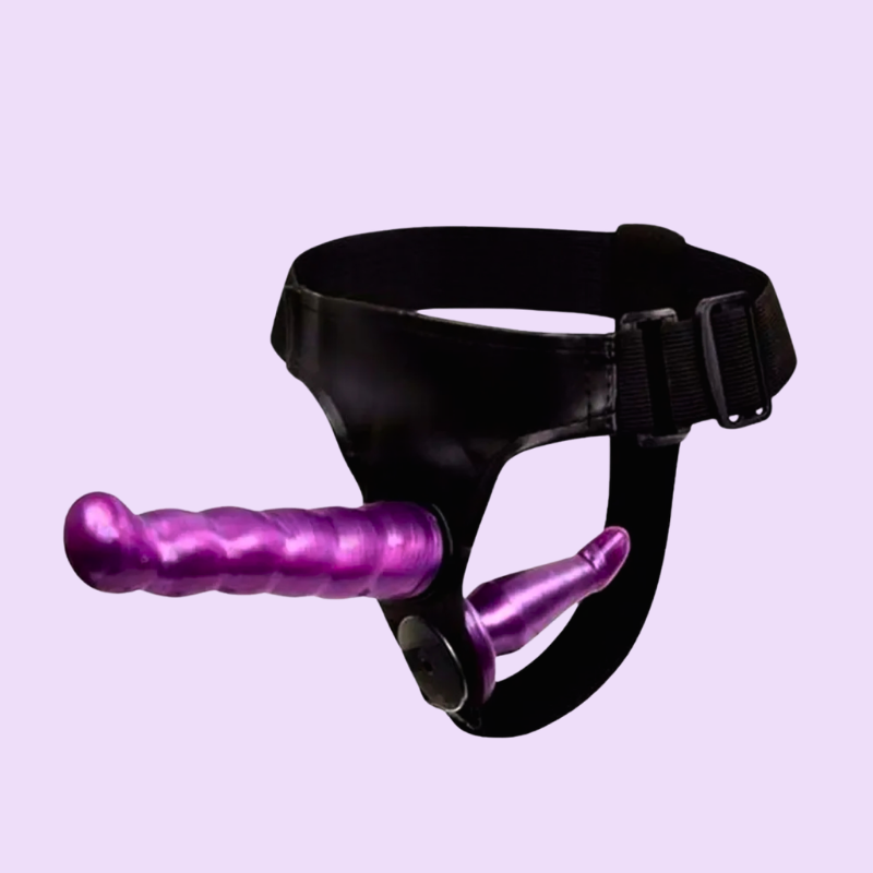 Dildo Doble + Arnés Elástico