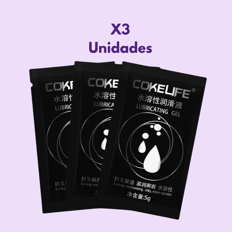 Lubricante Base Agua x 3 sobres - Imagen 1